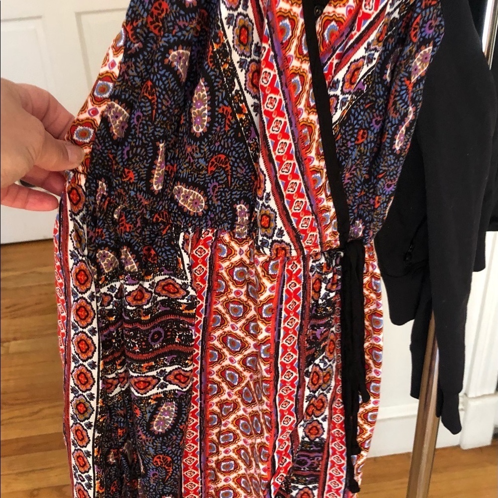 Band  of Gypsies  size XS mini dress cover up up adjustable straps like new